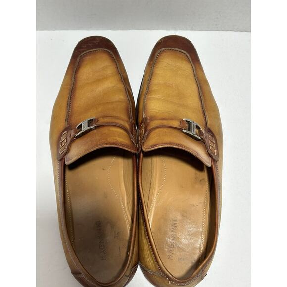 Magnanni Rambla Leather Buckle-Strap‎ Loafers Brown Tan Sz 10.5 23001 Nordstrom main image 10